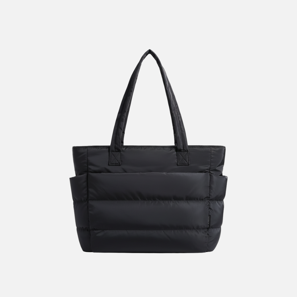 Emmy Women's Black Canvas Tote Bag | Stylish Design, Spacious Interior